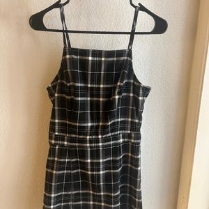 Black Plaid Mini Dress by Superdry